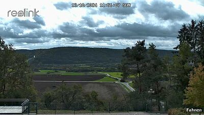 Blick in Tal Richtung - Hallenhausener Berg