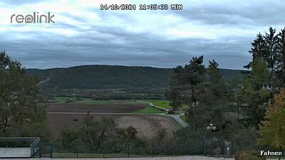 Blick in Tal Richtung - Hallenhausener Berg